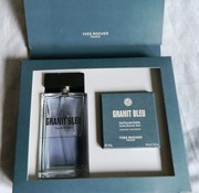 Yves Rocher, Granit Bleu, woda toaletowa, zestaw w pudełku.