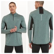 Bluza męska sportowa treningowa warstwa pośrednia zielona Endurance 3XL