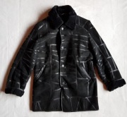 kozuch futro naturalne vintage XL