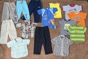Paka 14 szt. Ubranka chłopięce – rozmiar 86 cm