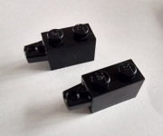 KLOCEK LEGO ZAWIAS 30364  CZARNY - 2 SZTUKI