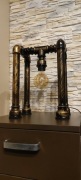 Lampa nocna steampunk 