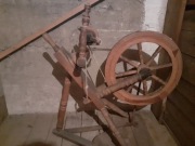 Kolowrotek do przedzenia antyk PRL