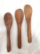 Small Wooden Spoons - Set of 3