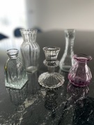 Wesele ślub dekoracje wazony świeczniki