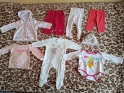 Śpioszki,body,bluzy,spodenki w rozmiarze 80,68