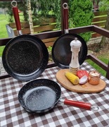 Komplet 3 patelni na indukcję i gaz