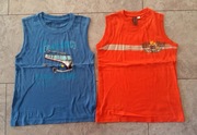 Koszulka na ramiączkach zestaw roz. 122 7-8 lat 2szt.