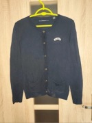 22 Granatowy sweterek rozpinany kardigan rozmiar 152