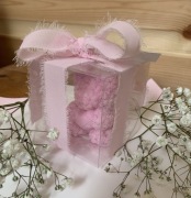 świeczka miś Podziękowanie dla gości na chrzest, wesele, wieczór panieński