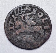 Szeląg litewski 1666- Jana Kazimierza, Boratynka  