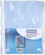 Koszulki na dokumenty PP A4 krystaliczne 100mikr