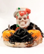 Świeca sojowa Halloween Dekoracja Czaszka