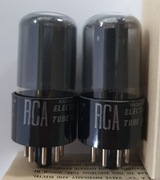 6SL7 GT RCA Smoked Glass NOS USA 1950's Para Lampy Elektronowe Tube