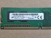 Pamięć RAM MICRON 2GB 1RX16 PC3-12800U-11-11-C1 MT4JTF25664AZ-1G6E1 NR4