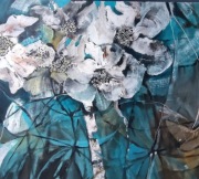 Grażyna Jończy, Mroźny poranek,  Obraz na płótnie