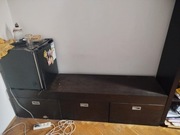 ZESTAW MEBLI: łóżko, szafa, komoda