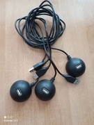 kabel przedłużacz USB ze stacją dokującą LOGILINK CU0013B cena za 3 szt