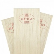 Balsa 10mm średnio-twarda 50cm pół metra SANTIAGO 10x100x500mm