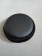 etui pokrowiec futerał opakowanie okrągłe sztywne czarne o śr. 8cm