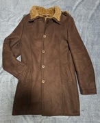 Płaszczyk damski zimowy zamsz 