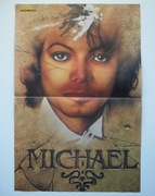 Michael Jackson / Sandra  (plakat A3 z czasopisma BRAVO)