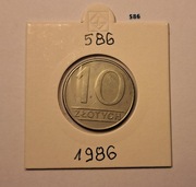 10 zł  z 1986 roku piękna moneta nr. 586