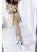 Bawełniany komplet dresowy 3 częściowy rozmiar M 