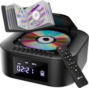 Klim Boombox E1 Przenośny Odtwarzacz CD Bluetooth FM USB LCD Pilot