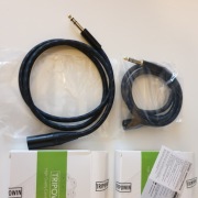 2x Kabel XLR - Jack TRS Męski Zbalansowany Tripowin Gilus GL 02