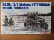 Dragon 6128 Sd. Kfz. 2/2 Kleines Kettenkrad w/sch.Feldkable