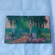 Pocztówka: Krajobraz polski. Fr. Karpowicz- Warszawa. Okr. międzywoj.