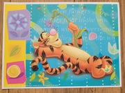 Karteczka do segregatora duża Kubuś Puchatek