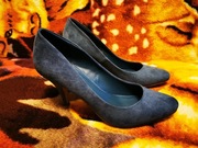 Niebieskie szpilki czółenka - Graceland, roz. 40