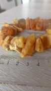 Bransoletka z bursztynem baltyckim na gumce 34g