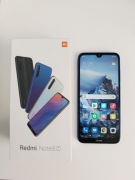 Telefon XIAOMI REDMI NOTE 8T, niebieski + etui + szkło hybrydowe, 4/128 GB