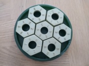 Łamigłówka domino siedmiożetonowe Puszczykowo PRL