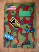 Zeszyt brulion A4 80 stron wojskowy kratka