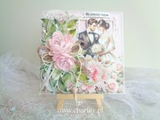 Kartka ślubna: „Na zawsze razem”