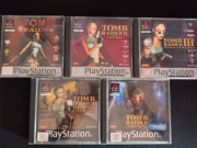 Komplet gier Tomb Raider na konsole Sony PlayStation 1 ps1 psx Zestaw