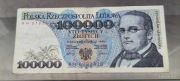 100000 zł 1990 seria AH