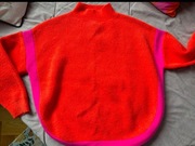 Lara czerwony koralowy pomarańczowy sweter M