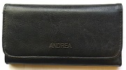 PORTFEL DAMSKI firmy ANDREA Skóra EKO Czarny