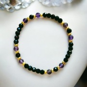 Bransoletka Turmalin Ametyst