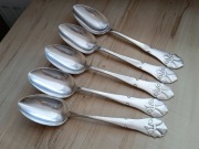 POSREBRZANE ŁYŻKI OBIADOWE DANIA 1925r