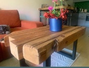 Stolik kawowy z drewna