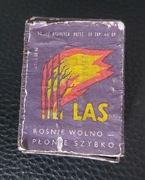 Vintage-stare drewniane pudełko po zapałkach PRL lata 70 te. -ZPZ-Bystrzyce