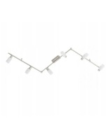 Duży reflektor Żyrandol Kierunkowy Sufitowy Eglo Pesaro 6xG9/40w szklane kl