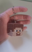 Brelok ręcznie robiony Minecraft Steve Handmade 