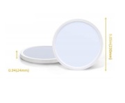 OUILA Okrągła Lampa Sufitowa Plafon LED 18W 5000K